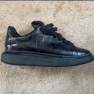 Alexander Mcqueen Snakeskin Sneaker